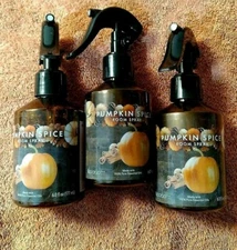 3 - Spa room pumpkin spice Room Spray THERAPY 100% Essential Oils 6oz EACH