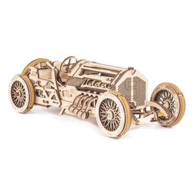 Rennwagen U-9 Grand PrixBausatz Holz Lasercut Puzzle 384 T. 35cm UGEARS 70044