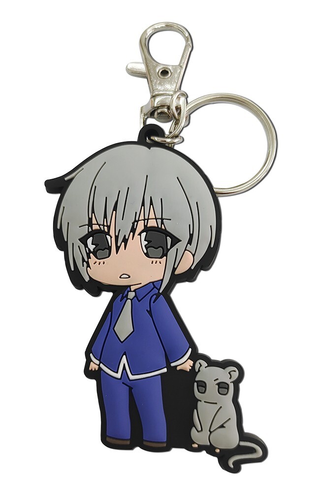 Fruits Basket 2019 Yuki Sohma Rat PVC Key Chain Anime Licensed NEW