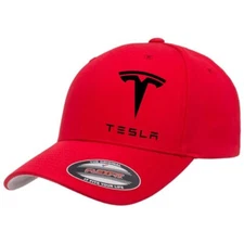 Tesla SpaceX Elon Musk Space X Cyber Cap 5001 Flexfit Baseball Hat S/M and L/XL