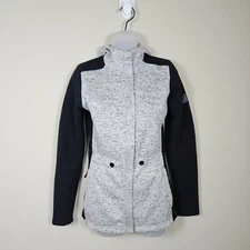 ZeroXposur Womens M Hoodie Gray Black Sweatshirt Sweater Jacket Outdoor Layers