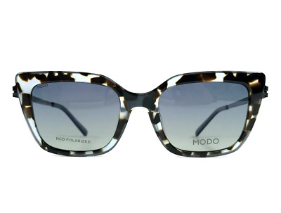 Modo Sunglasses 470 LBLTT Light Blue Tortoise Cat Eye with Blue Polarized Lenses