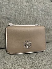 NWT TB Britten Adjustable Shoulder Bag In French Gray 67292 $450