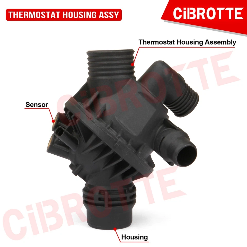 Conjunto de carcasa de termostato para BMW X4 2015-2018 2013-2017 X3 3,0 L 11537586784 Foto 4 de 4