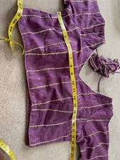Purple And Silver Lehenga