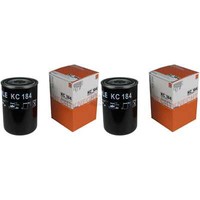 2X Mahle / Knecht Kraftstofffilter KC 184 Fuel Filter