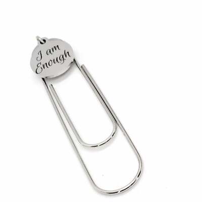 JKCE Designs I Am Enough Paperclip Bookmark