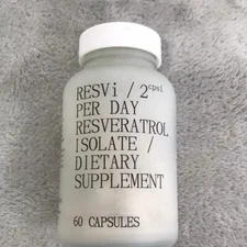 Forever Young ResVi 600mg Antioxidant Dietary Supp. 60 Vegan Caps. Exp 07/25
