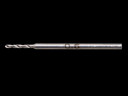 Tamiya 74127 Craft Tools, Fine Pivot Drill Bit, 0.6mm (Shank Diameter 1mm)