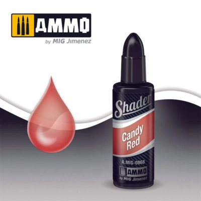 Ammo by Mig Jimenez Candy Red Shader AMIG0868
