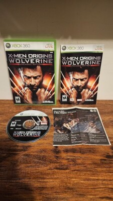 X-Men Origins Wolverine Uncaged Edition Xbox 360 w/Cheat Codes CIB Complete