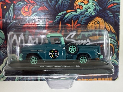 2024 M2 Machines ~ 1958 Chevrolet Apache Stepside ~ Maui ~ Same Day Shipping - Picture 5 of 5