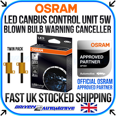 OSRAM 5W CANBUS CONTROL UNIT KIT 12V DASH ERROR WARNING CANCELLER FEHLERFREI