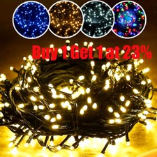 Outdoor Battery Operated Fairy Lights Christmas Fairy Lights Waterproof Garden