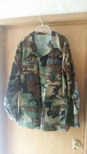 US Air Force Command. Refueling wing. Camouflage Combat Coat Jacket Large-Long
