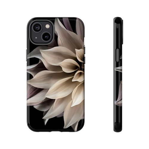 Tough Case For iPhone, Samsung Galaxy, Pixel, Cream Dahlia Flower Print - 第 65/223 張圖片