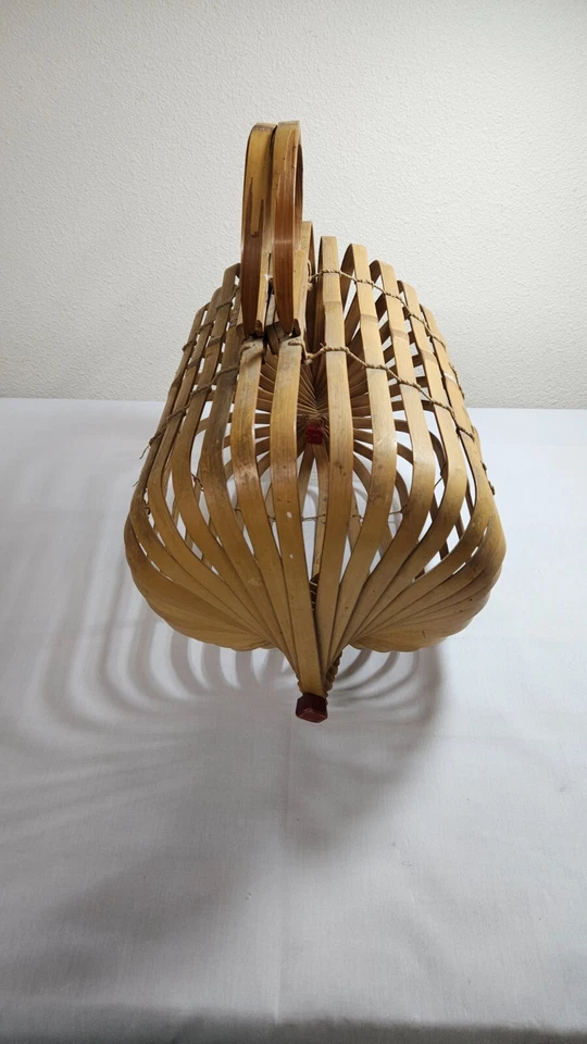 Monedero bambú plegable vintage años 50 Foto 4 de 4