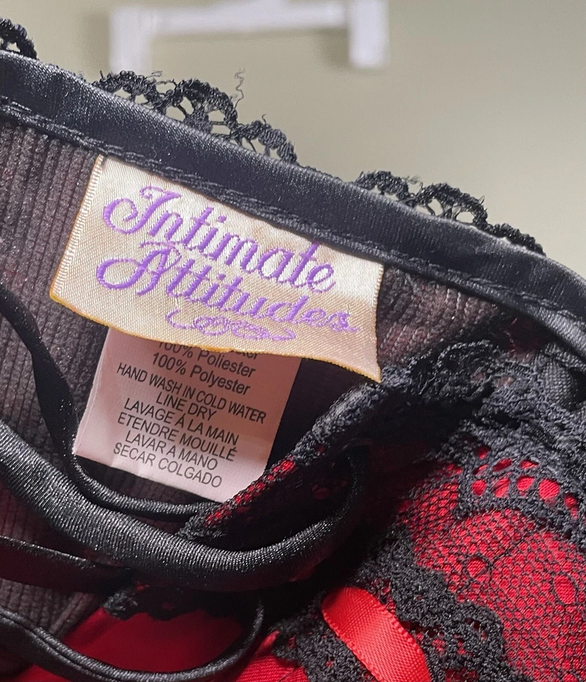 Corsé Vintage Mujeres Gótico Rojo Negro Encaje Sexy Steam Punk Corsé Talla 42 Foto 3 de 4