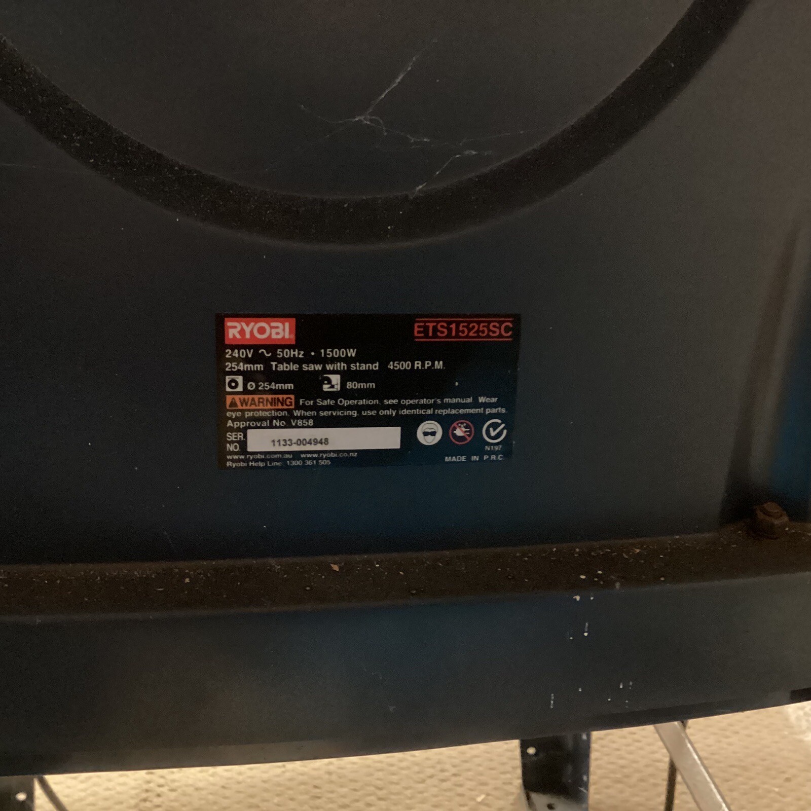 Ryobi Table Saw eBay