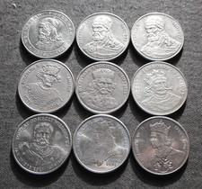 LOT OF NINE COINS OF POLAND (POLISH MONARCHS SERIES) - MIX 066