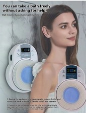 Electric Back Bath Brush Wall-mounted Intelligent Back Scrubbing Machine Back