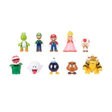 Nintendo Super Mario Friends  Foes 2.5" Mini Figures - 10pk