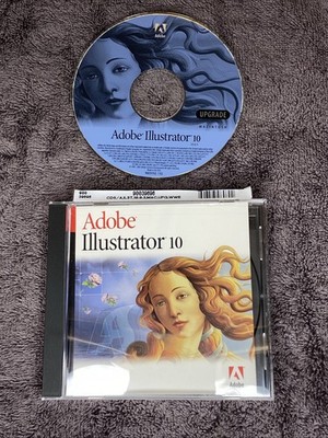 Adobe Illustrator 10 Macintosh CD with Serial Number Mac OS X and Mac OS 9