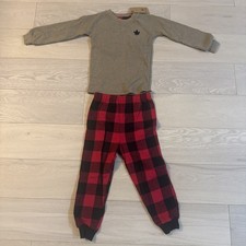 Canadiana Unisex Flannel Pant Sleep 2-Piece Set. Size 4T NWT