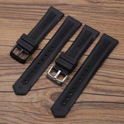20mm 22mm Watch Band Bracelet Fit TagHeuer BLACK Red Qrange Yellow RUBBER Strap