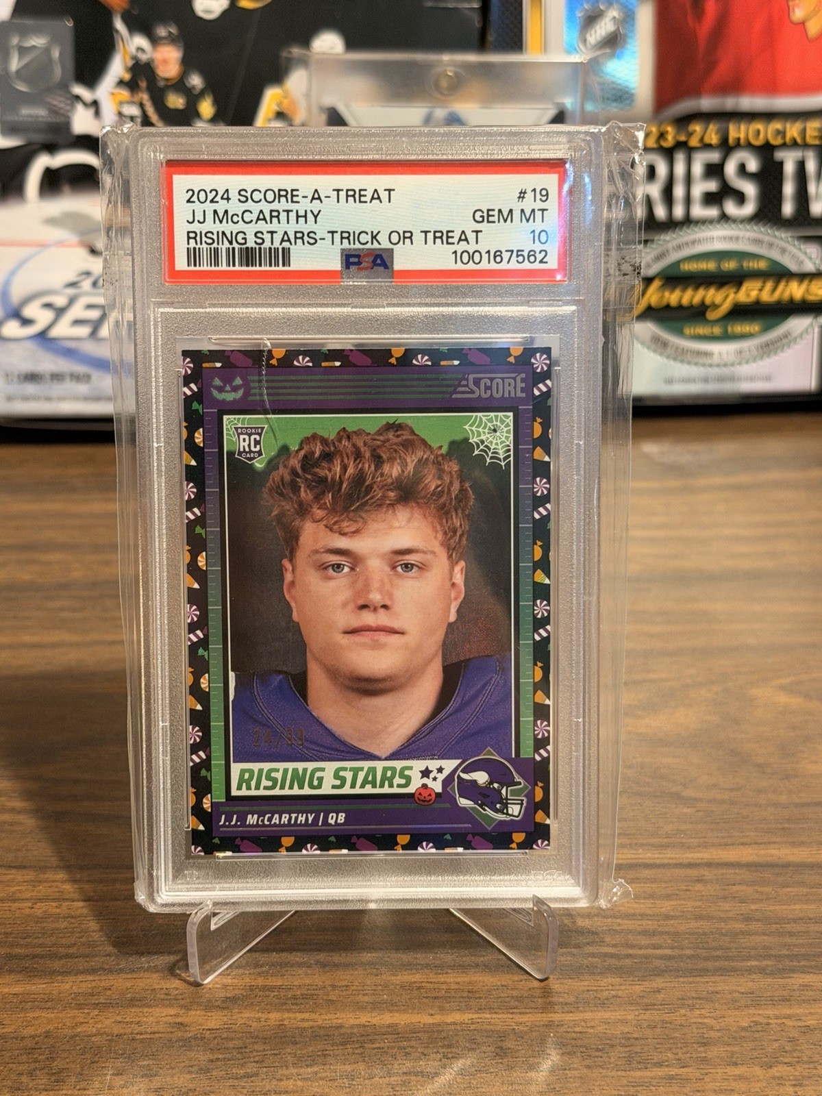 JJ McCarthy Panini Score-A-Treat Rising Stars #19 Trick or Treat