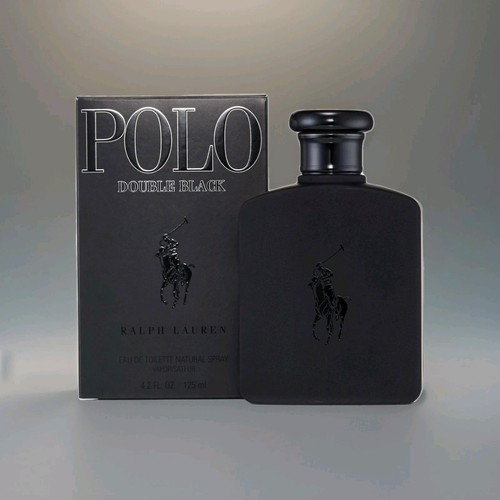 Ralph Lauren Polo Double Black 4.2oz Men Eau De Toilette Spray Brand New Sealed