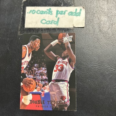 CB44d #2 Patrick Ewing New York Knicks Double Trouble 1994/95 Fleet Ultra