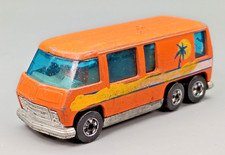 Hot Wheels GMC Motor Home Orange 1976 HK Kid Paint