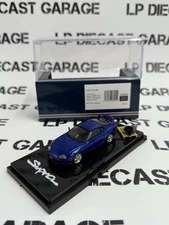 HOBBY JAPAN Toyota Supra RZ (A80) w/ Engine Blue Mica 1:64 Diecast