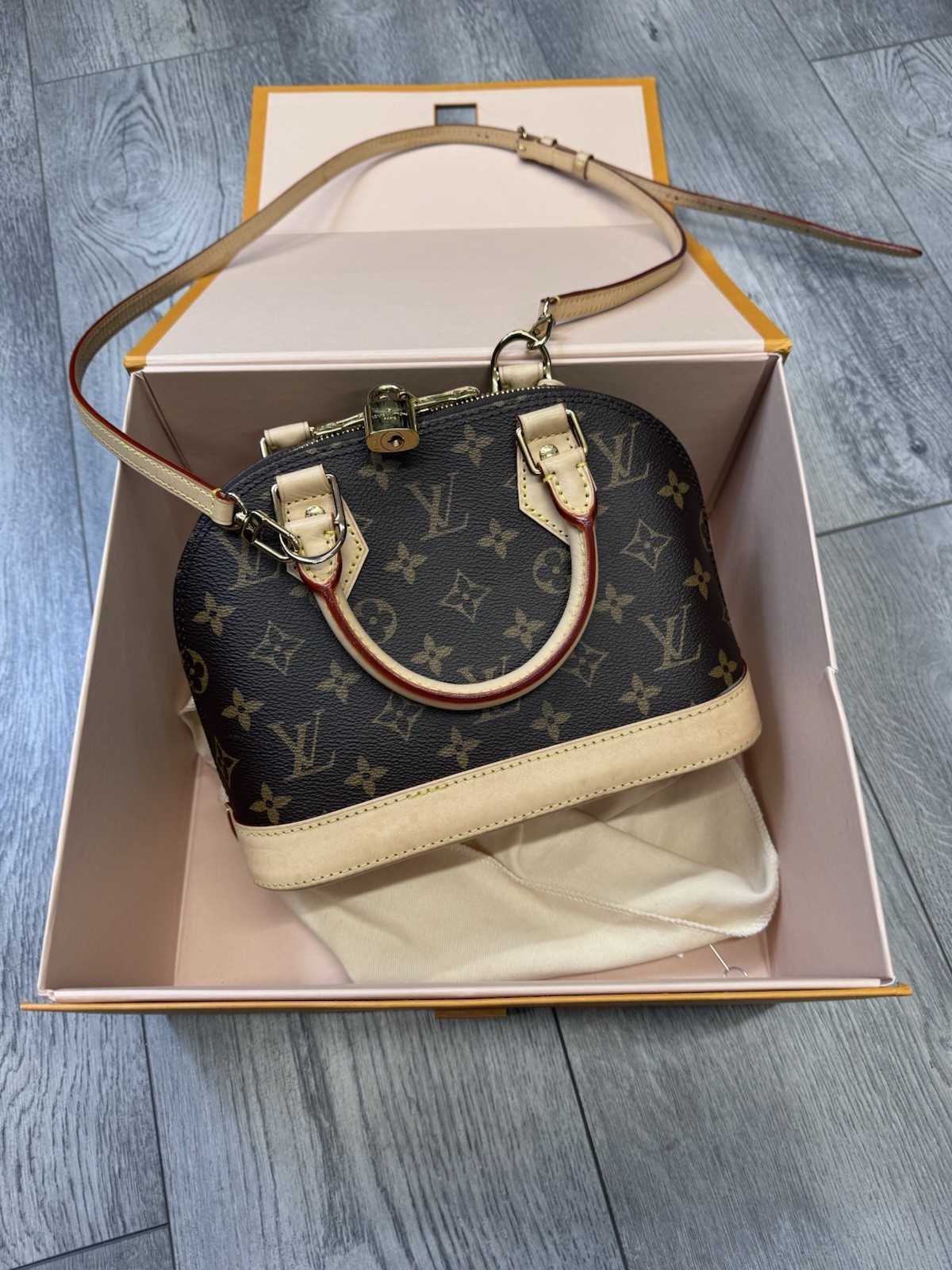 Louis Vuitton Alma BB Bag Brown Monogram RRP £1,480