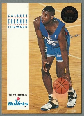 1993-94 SkyBox Premium #191 Calbert Cheaney Wizards