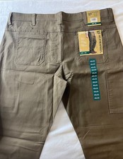Mens Weatherproof Size 40x32 Pants Brown Commuter/Cargo Workwear