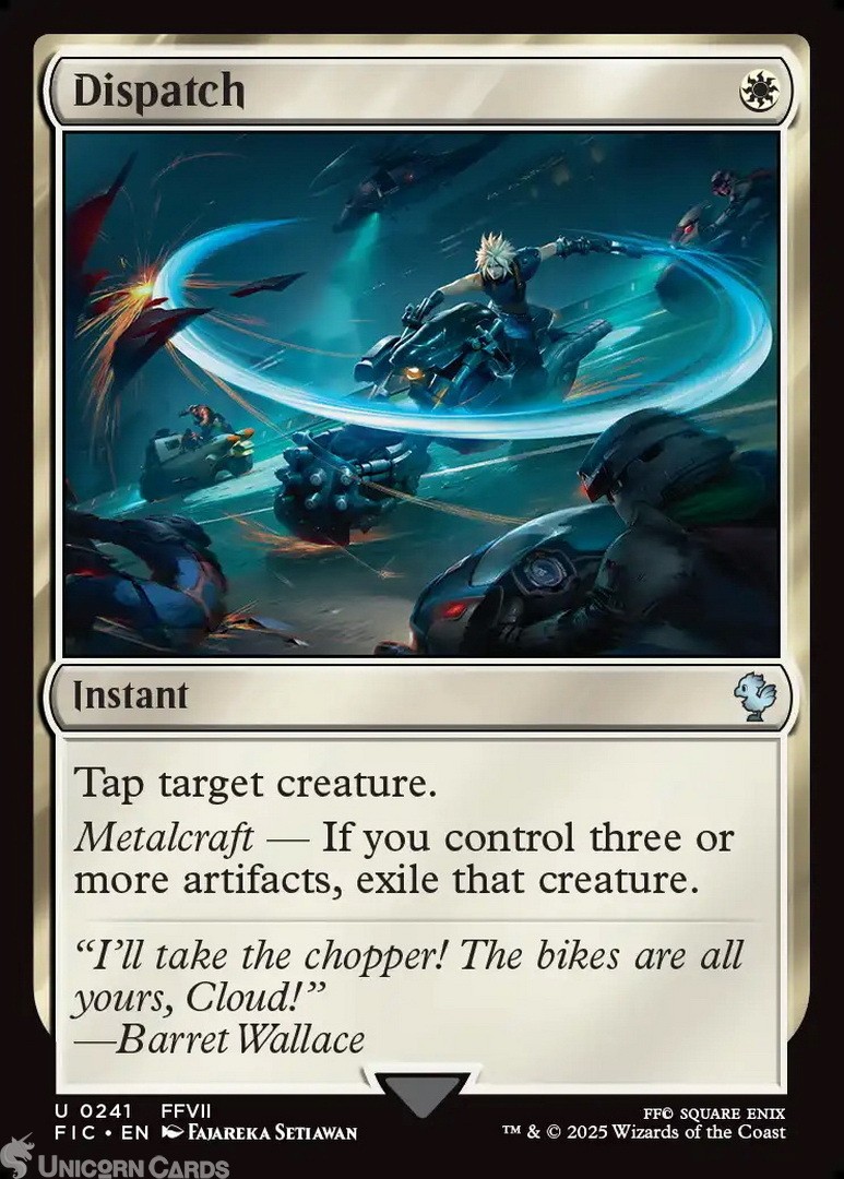 Dispatch : Mint MTG Card : Final Fantasy Commander Decks