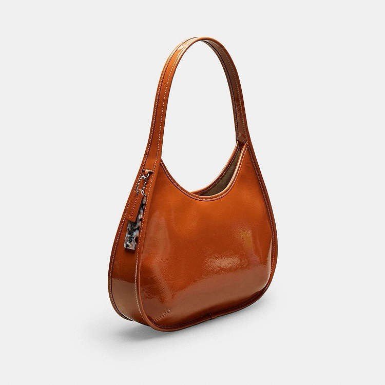 Coach Large Ergo Bag In Crinkle Patent Coachtopia Leather cq019