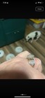 10k Gold Diamond Cocktail Ring Size 7 6 Grams Hearts On Each Side 1 Carat Or 2 K — photo 2