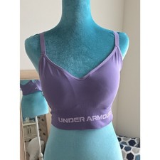 Under Armour Lavender Stretch Seamless Sports Bra