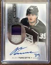 2021 UPPER DECK THE CUP #171 ALEX TURCOTTE ROOKIE PATCH AUTO RC /249