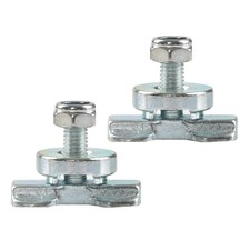 Schraubfitting Airlineschiene 2er Set M8x40 Endbeschlag f&uuml;r Zurrschiene Fitting