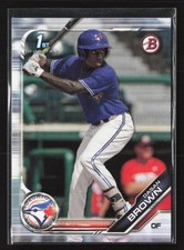 Dasan Brown Toronto Blue Jays 2019 1st Bowman Topps BD-63