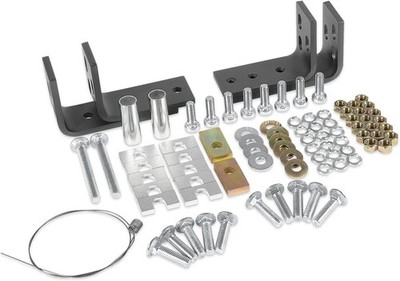 Universal Installation Kit w/Hardware and Brackets for Reese 5th Wheel Black 