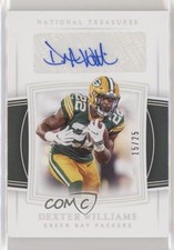 2019 Panini National Treasures Holo Silver 15/25 Dexter Williams #106 Auto 0nr3