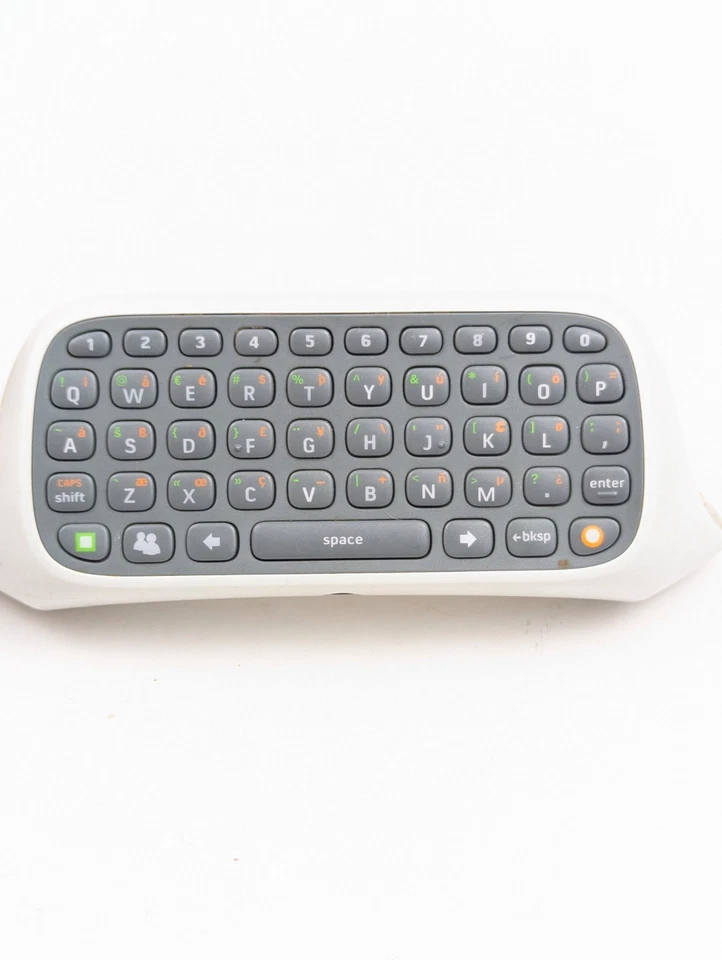 Xbox 360 OEM Microsoft Chatpad Controller Keyboard - white - Image 2 of 4
