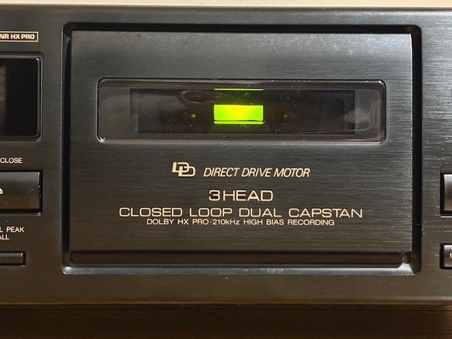 Victor TD-V515 Black Tested 3-Head Cassette Deck 1993 Japan