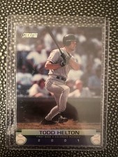 2001 Topps Stadium Club Baseball Card Todd Helton Colorado Rockies #75