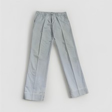 Cyrillus Boys Gray Chino Pants Cotton Twill Regular Fit Pockets Button/Zip